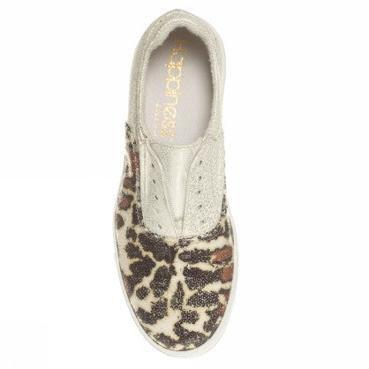 WOMEN'S LEOPARD RUBBER FOOTBED SHOE