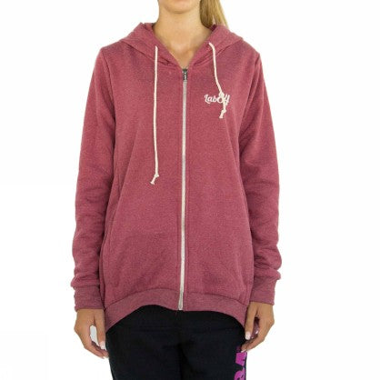 FELPA ZIP  CAPPUCCIO