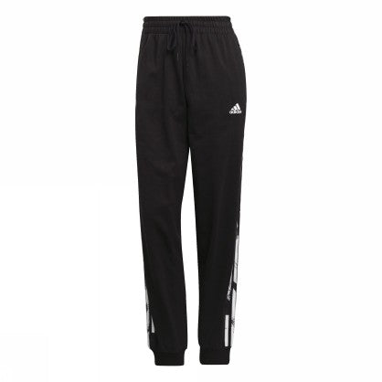 PRINT 3-STRIPES LOOSE PANTS