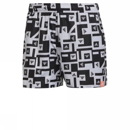 VERY SHORT LENGTH GRAPHIC SWIM SHORT