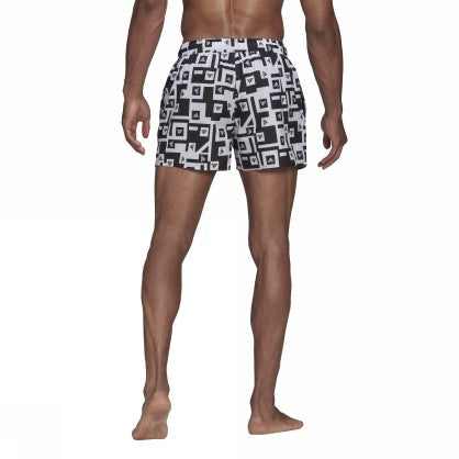 VERY SHORT LENGTH GRAPHIC SWIM SHORT