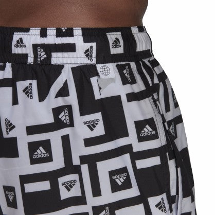 VERY SHORT LENGTH GRAPHIC SWIM SHORT