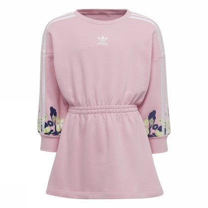 FLOWER PRINT LONGSLEEVE DRESS