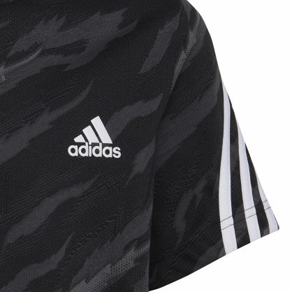 Boys Future Icons 3 Stripes Tee