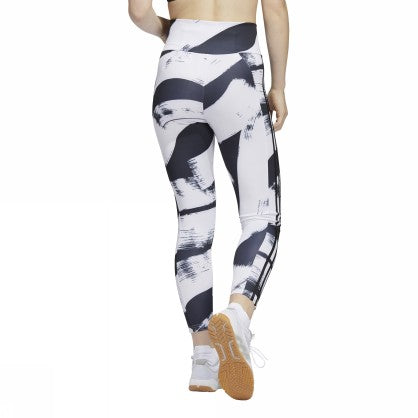 PRINT 3-STRIPES HIGH WAISTED TIGHTS