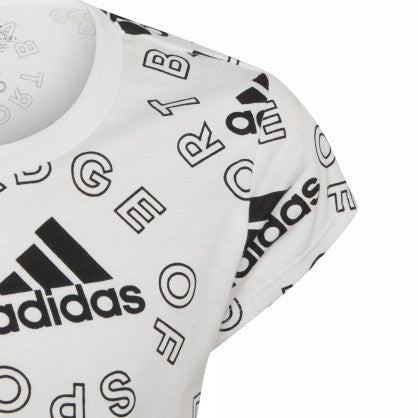 ADIDAS GIRLS LOGO TEE