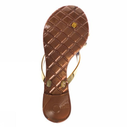 JELLY FLIP FLOPS WITH STUDS BOW