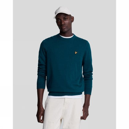Cotton Merino Crew Neck Jumper