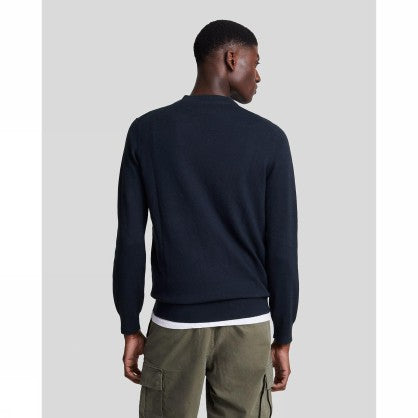 Cotton Merino V Neck Jumper