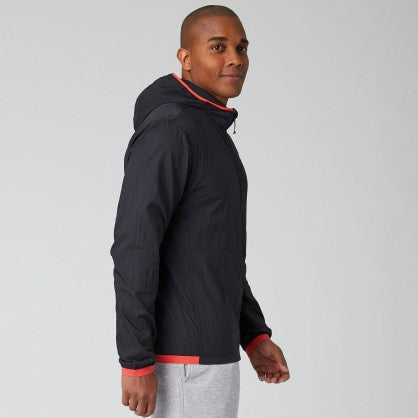 PRINTED IMPACT RUN LIGHT PACK JACKET BK/RED - Jacket