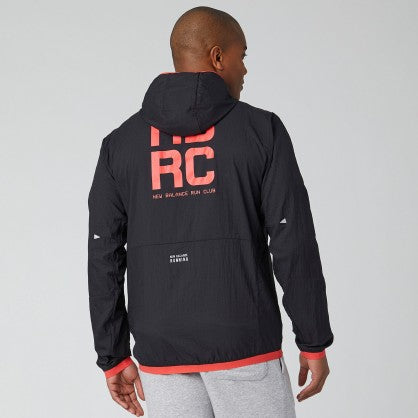 PRINTED IMPACT RUN LIGHT PACK JACKET BK/RED - Jacket