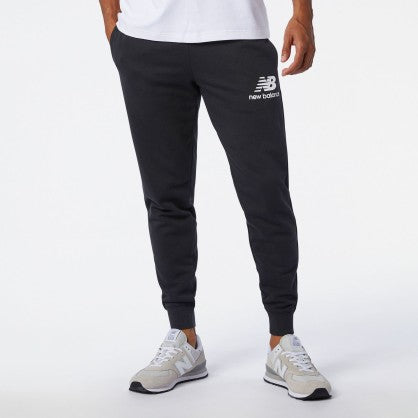 ESSENTIALS STACKED LOGO SWEATPANT Black - Trousers