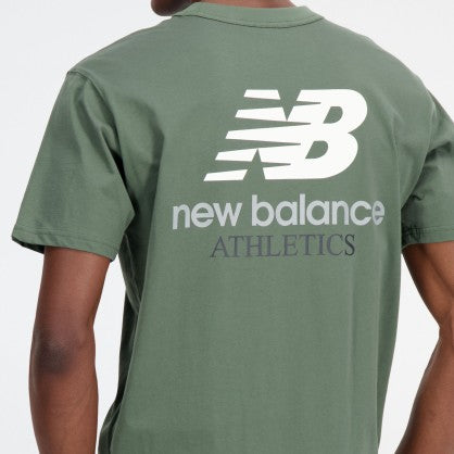 ATHLETICS REMASTERED GRAPHIC COTTON JERSEY SHORT SLEEVE T-SHIRT