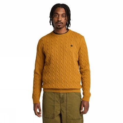 Cable Crew Neck Sweater