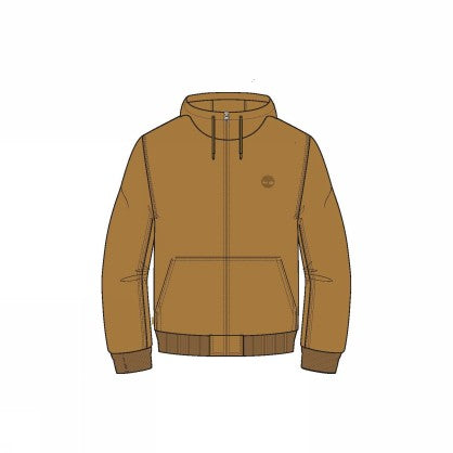 Insulated Canvas Hooded Bomber