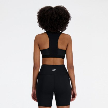 NB ATHLETICS MEDIUM SUPPORT SLEEK ZIPPER FRONT SPORTS BRA