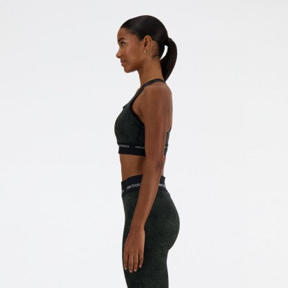 MEDIUM SUPPORT SLEEK PRINTED PACE BRA