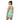 PRINTED VELOCITY CROP TANK NEO MINT - Canottiera