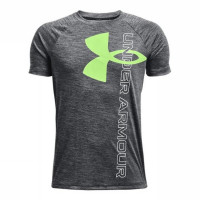 UA TECH SPLIT LOGO HYBRID SS