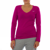 LS SOLID AD SWOOSH V NECK