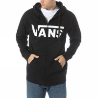 MN VANS CLASSIC ZIP HOODIE II BLACK/WHITE