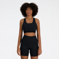 NB ATHLETICS MEDIUM SUPPORT SLEEK ZIPPER FRONT SPORTS BRA