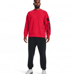 UA SUMMIT KNIT GRAPHIC CREW