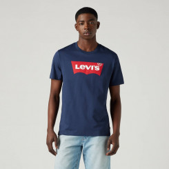 GRAPHIC SET-IN NECK HM GRAPHIC DRESS BLU