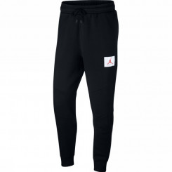 M J FLT FLC PANT BLK