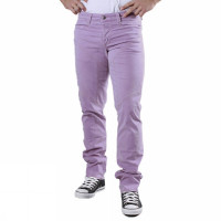 PANTALONE COTONE RASATO LILLA