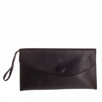 POCHETTE GRANDE VITELLO NERO