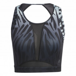 TRAIN LIGHT SUPPORT LONG LINE TIGER AOP BRA