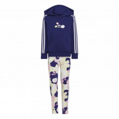 FLOWER PRINT HOODIE LEGGINGS SET