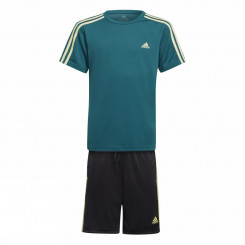 ADIDAS BOYS D2M T-SHIRT AND SHORTS