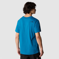 M S/S MOUNTAIN LINE TEE ADRIATIC BLUE